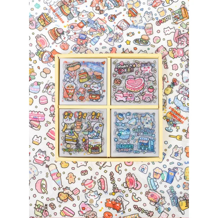 imoda%20100%20sheets/box%20PVC%20Waterproof%20Gift%20Box%20Stickers%20Cute%20Cartoon%20DIY%20Scrapbooking%20Phone%20Case%20Decoration%20Sticker%20Stationery%20-%20Image%208