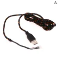 Nylon USB Mouse Cable Line Replacement Wire Orange, White For Steelseries KANA Special Mouse Lines Best Replacement jingu. 
