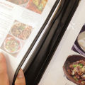 pvc menu holder-1 * Menu Cover 8 Pages 16 View-Transparent & black. 