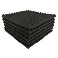 12 Pack Pyramid Shape Soundproof Foam Sound Proof Padding Treatment Panel for Echo Bass Insulation. 