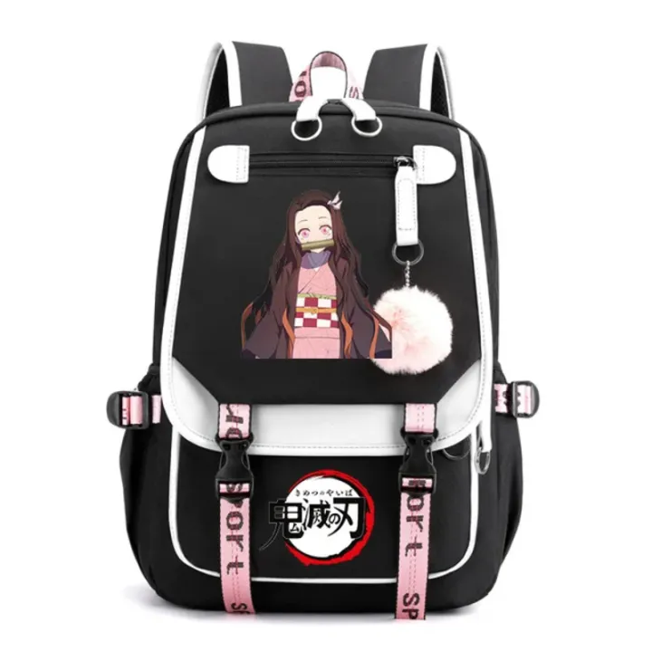 Novelty%20Anime%20Demon%20Slayer%20Nezuko%20Canvas%20Backpacks%20Teenage%20Girls%20Large%20School%20Bag%20Children%20Casual%20Bookbags%20Fashion%20Women%20Bagpack%20-%20Image%206