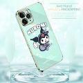 UCUC for Redmi Note 10 5G Luxury 6D Plating Soft Casing Silicone Square Frame Phone Case Shiny Bling Back Cover + Free Lanyard Cute Cartoon Anime Characters New design Side Drawing Case. 