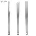 Myyeah 3pc Pedicure Cuticle Pusher Foot Dead Skin Remover Scraper Paronychia Exfoliating Knife Cutters Ingrown Toe Nail Care Manicure Tools. 