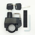 RacingCar Portable Motorcycle Helmet Lock Anti-theft Security Safety Handlebar Locking Cycling Equipment. 