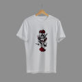 Premium Quality - Naruto Itachi Uchiha White Anime T-Shirt - Easy To maintain. 