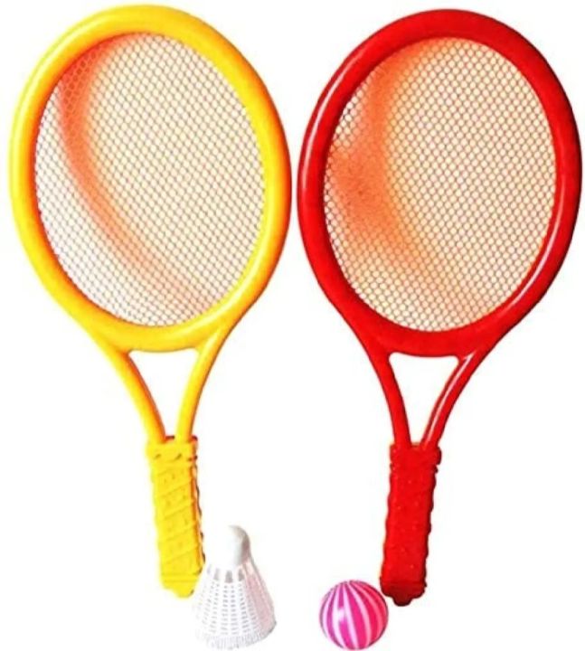 Plastic%20Badminton%20Racket/Tennis%20Toy%20For%20Kids-1%20Set%20-%20Image%202
