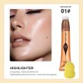 2024 BEAUTY GLAZED Liquid Blush Velvet Matte Natural Cream Multi-use Cheek Eye Tint Peach Blush Applicator Makeup Cosmetic 2023 JokeTJokeJ.