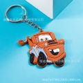 Disney Cartoon Pixar Car Keychain Lightning McQueen Key Pendants Car Bag Ring Holder Charms Birthday Gift.