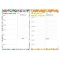 Tear-off Meal Planner Weekly Organizer Desk-friendly Structured Layout Grocery List Refrigerator Magnet Pre-printed Magnetic Notepad for Home Management Meal Prep Busy Families Grocery Shopping Diet. 