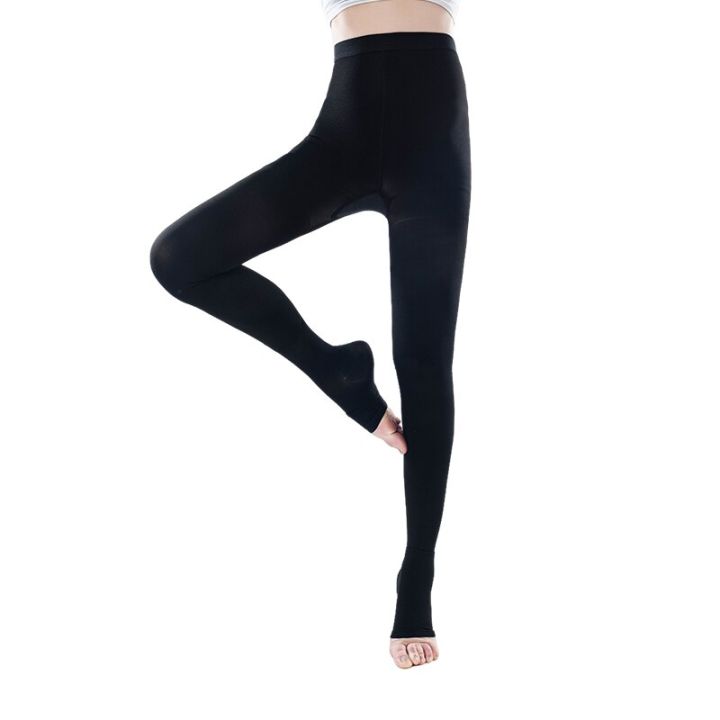 Medical%20Compression%20Pantyhose%20Stocking%2020-30mmHg%20Women%20Thighs%20Open%20Toe%20Class%202%20Pressure%20Support%20Varicose%20Vein%20Stocking%20Plus%20Size%20-%20Image%202
