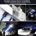 W5201-1 19 LEDs 3200LM Super Bright Rechargeable Flashlight.