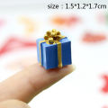 5PCS 1/12 Scale Miniature Dollhouse Christmas Gift Box Decoration Accessories.