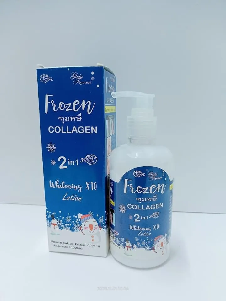 Frozen collagen 2 in 1 body lotion