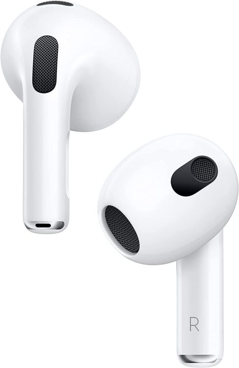 Apple AirPods 3rd Gen-Dubai Version Active Noise Cancellation Bluetooth Earbuds-Air Buds with Type C to Lightning Cable (Made in Dubai)