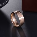 【Pei jie Store】DAD Rings For Men Jewelry Fashion Stainless Men's Ring Stainless Rose Gold Black Classic Day Gift. 