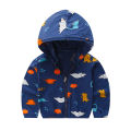 (NEW) Children Sun Protection Clothing Cotton Summer Long-sleeved Breathable Anti-mosquito Jacket For 1-5 Years Old color.