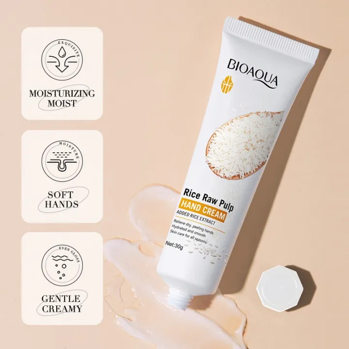BIOAQUA%20Rice%20Extracted%20Hydrating%20&%20Smooth%20Hand%20Cream-%2030g%20-%20Image%205