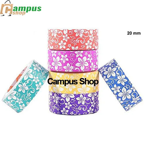 Flower%20Design%20Craft%20Paper%20washi%20Tape%206%20pcs%20-%20Image%204
