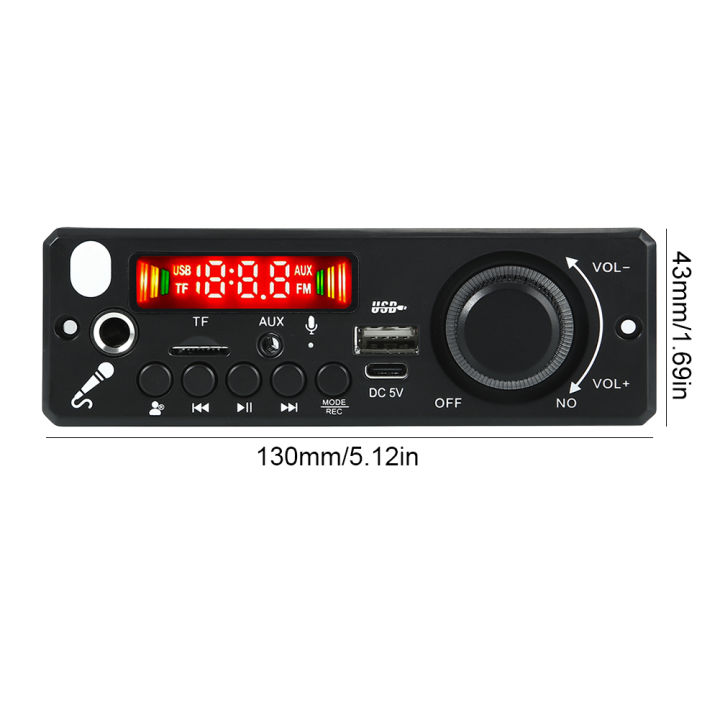 6W%20Amplifier%20Radio%20Wireless%20FM%20Receiver%20Hands-Free%20Call%20Audio%20Module%20DC%205V%20Bluetooth-Compatible%205.0%20Audio%20MP3%20Player%20with%20Remote%20-%20Image%206