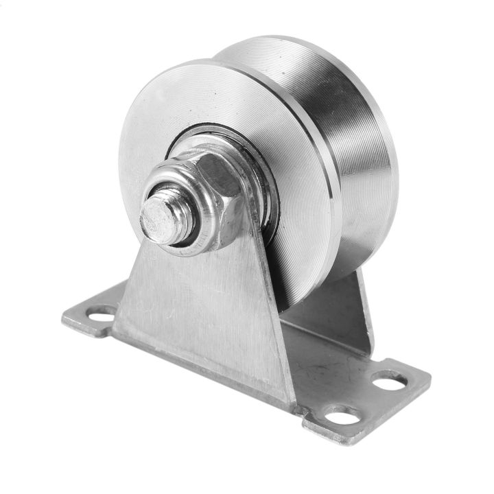 2-Pack%20V-Type%20Stainless%20Steel%20Pulley%20Block%20Mute%20Bearings%20Groove%20Sliding%20Roller%20Track%20Wheel%20-%20Image%205