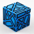 Fangcun Ghost Guimo Cube 3x3 Blue Strange-shape Cube Magic Cube Puzzle Hollow Sticker Speed Cube Educational Toys 3x3 Ghost Cube. 