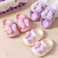 New Summer EVA Children Bow Slippers Girls Princess Infant Going Out Anti Slip Hole Shoes Fashion Cute Girls Baby Beach Slippers. 