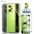BLKNAIM 3-in-1 for Realme GT Neo 2 case tempered glass camera protector tempered glass for Realme GT Neo 2 full screen protective film tempered glass film anti-scratch.