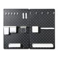 Nordic Style Plastic Pegboard Accessories Storage Case Shelf Hook Rack Wall Organizer For Garage Kitchen Bathroom Office. 