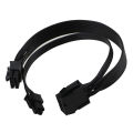 ZOROOM EPS12V CPU 8 Pin Female to CPU ATX 8 Pin and ATX 4 Pin Male Supply Extension Cable. 