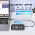 PHIXERO USB 3.2 Docking Station Hub Type C 10Gbps Splitter Switch Dock Multi Port Socket USB-A Gen2 for Surface Mac Laptop 3.0. 