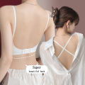 Seamless bra beautiful back bra gathered bra U back push up bra 3D CUP soft bra.