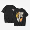 Skeleton, Premium Drop Shoulder, t-shirt. 