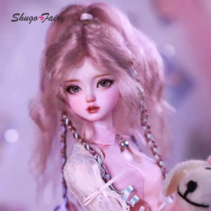 ShugaFairy%20Bariy%201/4%20Bjd%20Dolls%20Girl%20Group%20Pink%20Skirt%20Good%20Girl%20Cute%20Style%20Long%20Straight%20Hair%20Ball%20Jointed%20Doll%20Bjd%20Doll%20Full%20Set%20-%20Image%202