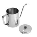 Household Stainless Steel Coffee Pot Hand Drip Coffee Kettle Long Spout Kettle 350ml.