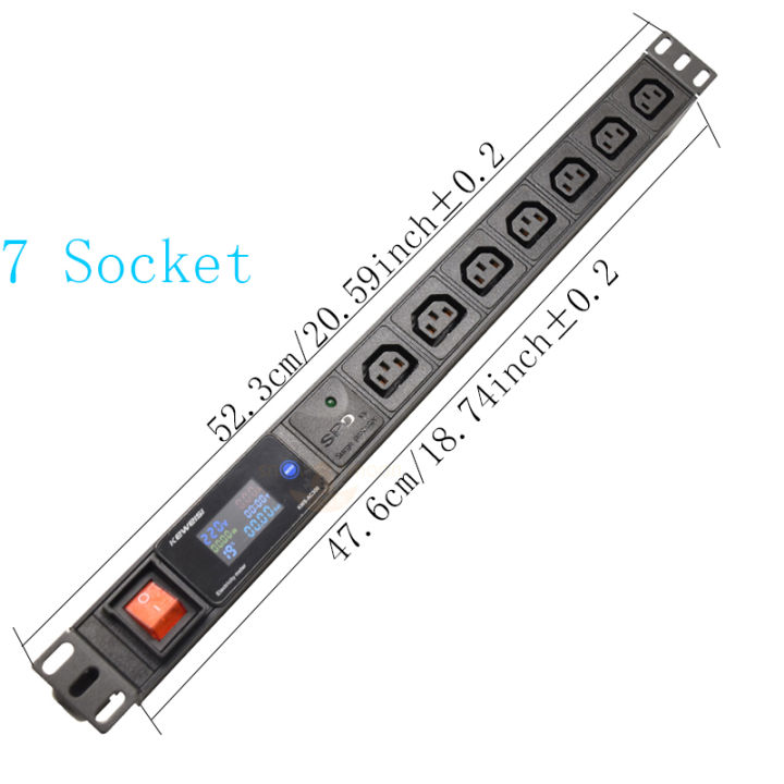 smart%20power%20strip%20Digital%20Electricity%20meter%20surge%20protector%202/3/4/5/6/7/8/9%20Ways%20IEC%20C13%20Outlets%20PDU%20Cabinet%20socket%20-%20Image%207