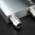 Aluminum Water Cooling Block for CPU Graphics Radiator Heatsink- 40*40*12. 