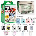 【YIYANGMAOYI111】Fujifilm Instax Film 10- 100 Sheets 3 Inch White Edge Photo Paper Polaroid FUJI Instant Mini LiPlay 9 8 70 90 Camera. 