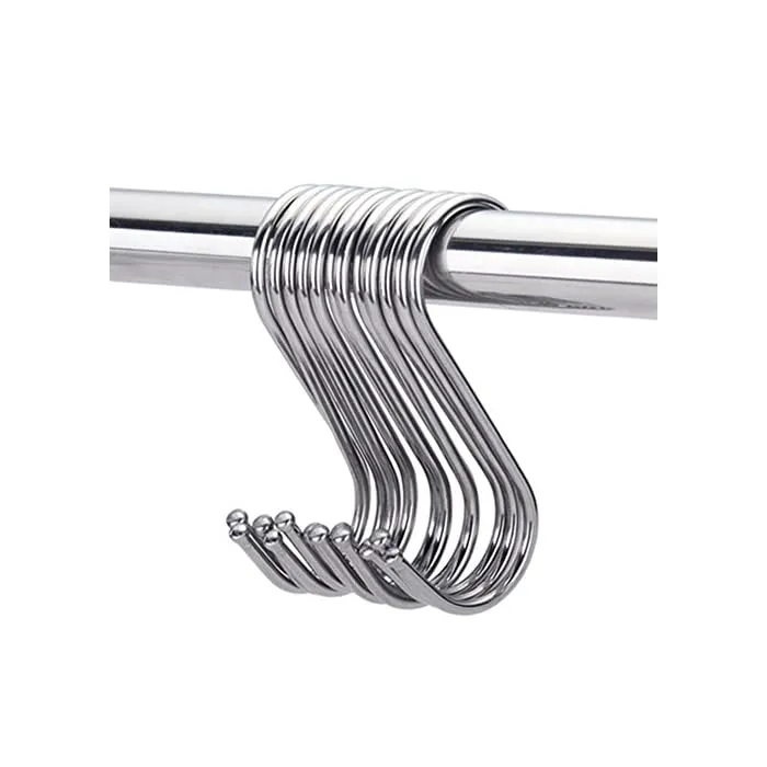 5%20Stainless%20Steel%20Heavy%20Duty%20S-Shaped%20Hooks%20For%20Hanging%20Clothes%20Kitchen%20Office%20Pack%20Of%205%20Hooks%20-%20Silver%20-%20Wall%20Hook%20-%20Organize%20With%20Ease%20-%20Image%202