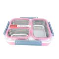 TEDEMEI 3 Containers Lunch Box (1200 ml) 3 Containers Lunch Box. 
