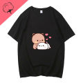 Bubu Dudu hangaii Pure cotton T Shirt Funny Comic Anime couple Top Graphic Comic Manga Unisex Summer Clothes Harajuku cartoons.