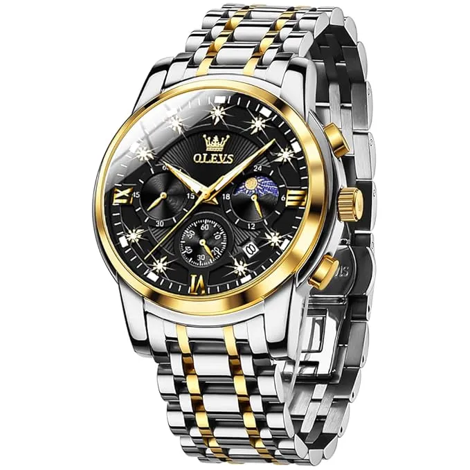 Olevs%202951%20Stainless%20Steel%20Chronograph%20Wrist%20Watch%20For%20Men%20-%20Image%203