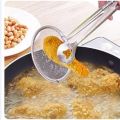 Frying Tong Multi-functional 2 in 1 Fry Tool Filter Spoon Strainer With Clip Stainless Steel Mesh.