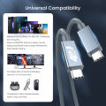 NEW USB 4.0 Thunderbolt 4 Cable, 8K@60Hz Video, 40Gbps Data, 240W Fast Charge, Type-C to Type-C. 