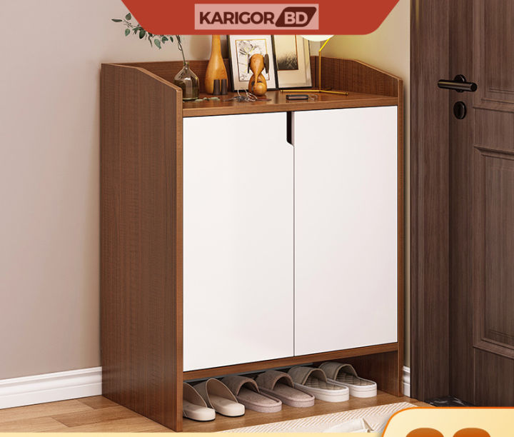KARIGOR%20Simple%20Design%20Shoe%20Cabinet%20Rack%20Storage%20Shelf%20Cabinet%20Modern%20Almari%20Shoes%20Organizer%20Budget%20Friendly%20Balcony%20Cabinet%20Rack%20for%20Shoes%20-%20Image%202