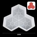 DIY Maple Leaf Path Maker Concrete Molds Garden Pavement Road Paving Brick Mould Layor. 