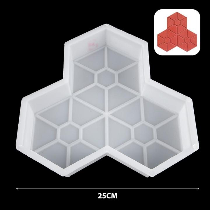 DIY Maple Leaf Path Maker Concrete Molds Garden Pavement Road Paving Brick Mould Layor