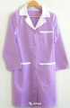 Women’s Classic Micro Twill Suiting Lab Coat with Buttoned Front Tunic Dress.