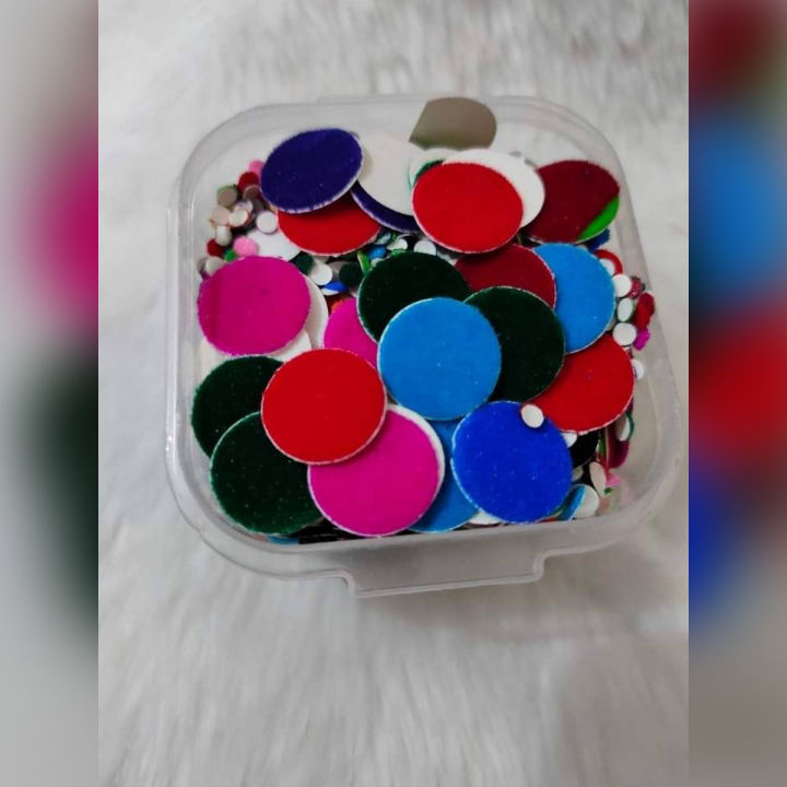 Traditional Full Box of Multicolor Small, Medium, Big Mixed Bindis (Tip)