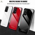 Samsung Galaxy A52S 5G Hard Case Tempered Glass Tpu Mirror Hybrid Shockproof Full Body Protective Cover.
