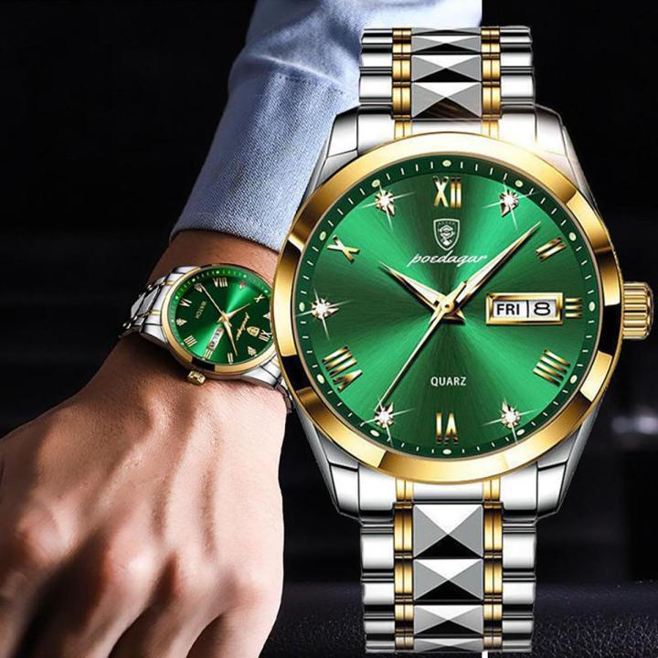 POEDAGAR%20615%20Diamond%20Cut%20Watch%20For%20Men%20Waterproof%20Calendar%20Luminous%20Stainless%20Steel%20Band%20Wrist%20Watch%20Fashion%20Business%20Quartz%20Watch%20Man%20With%20FREE%20BOX%20-%20Image%203